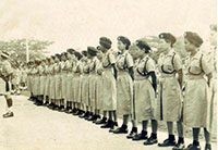 Pakaian pasukan Polis Wanita tahun 1955